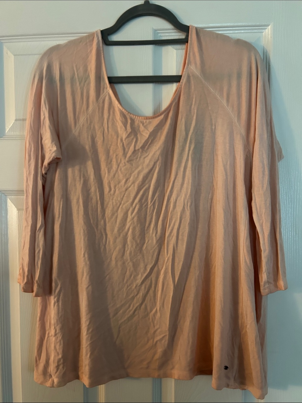 American Eagle Outfitters Peachy Light Pink Scoop Neck Tunic